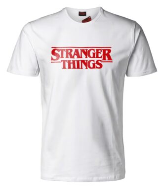 Stranger Things Logo Bianco