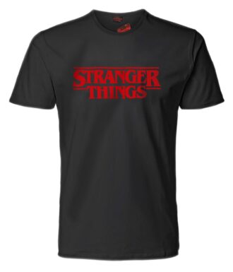 Stranger Things Logo Nero