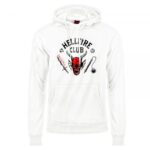 Felpa Stranger Things Hell Fire Club Bianco