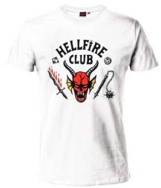 Stranger Things Hell Fire Club Bianco